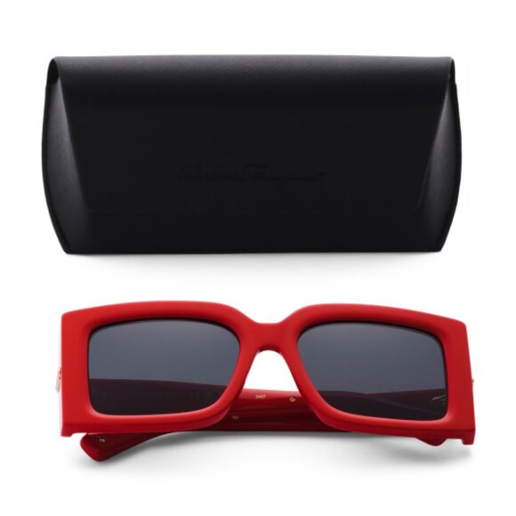 SALVATORE FERRAGAMO 55mm Square Sunglasses - Picture 1 of 5